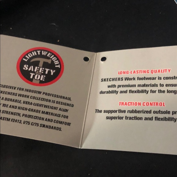 Skechers Black  Work Shoes - Size 9.5 - Picture 8 of 9